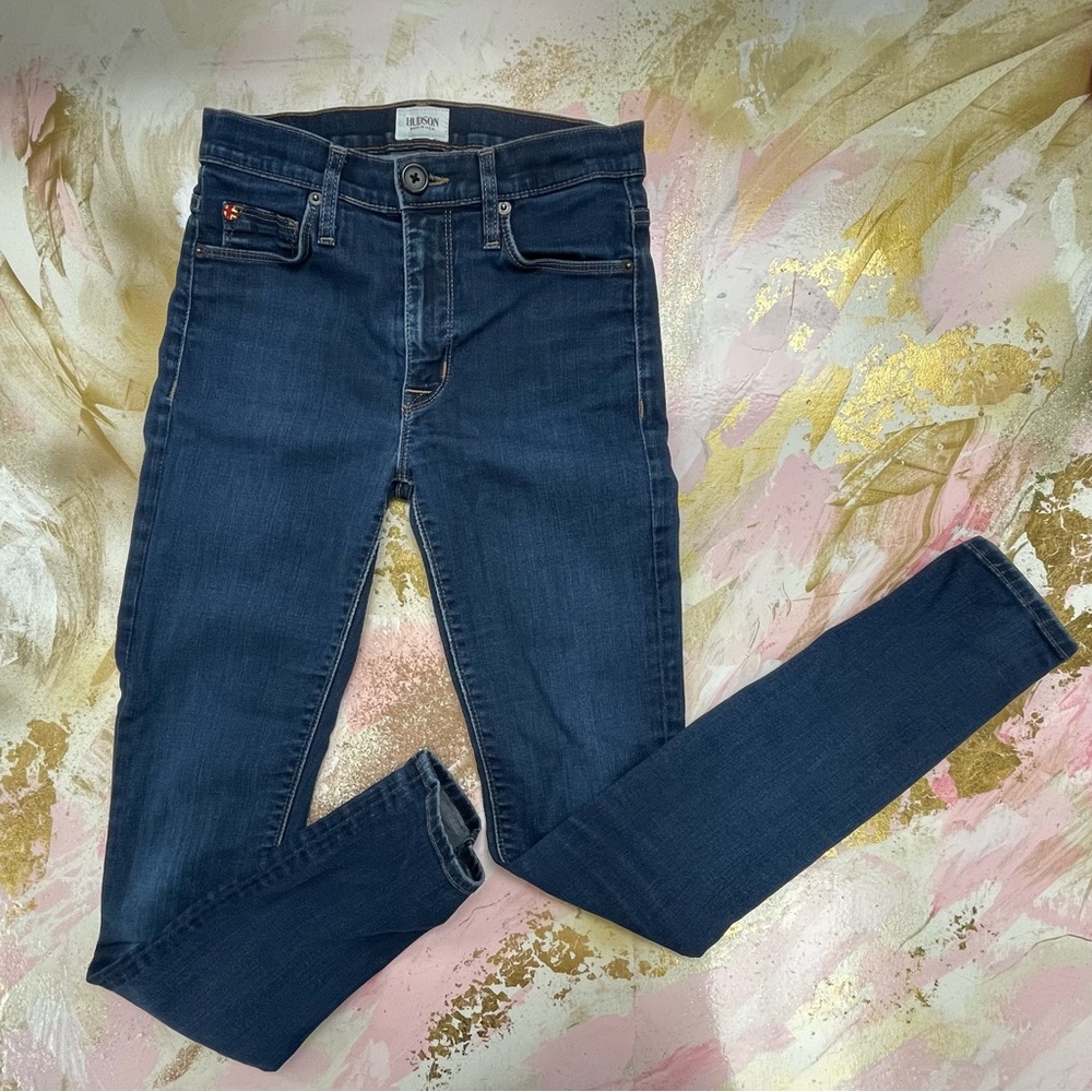 Hudson Barbara high waist super skinny jeans 25